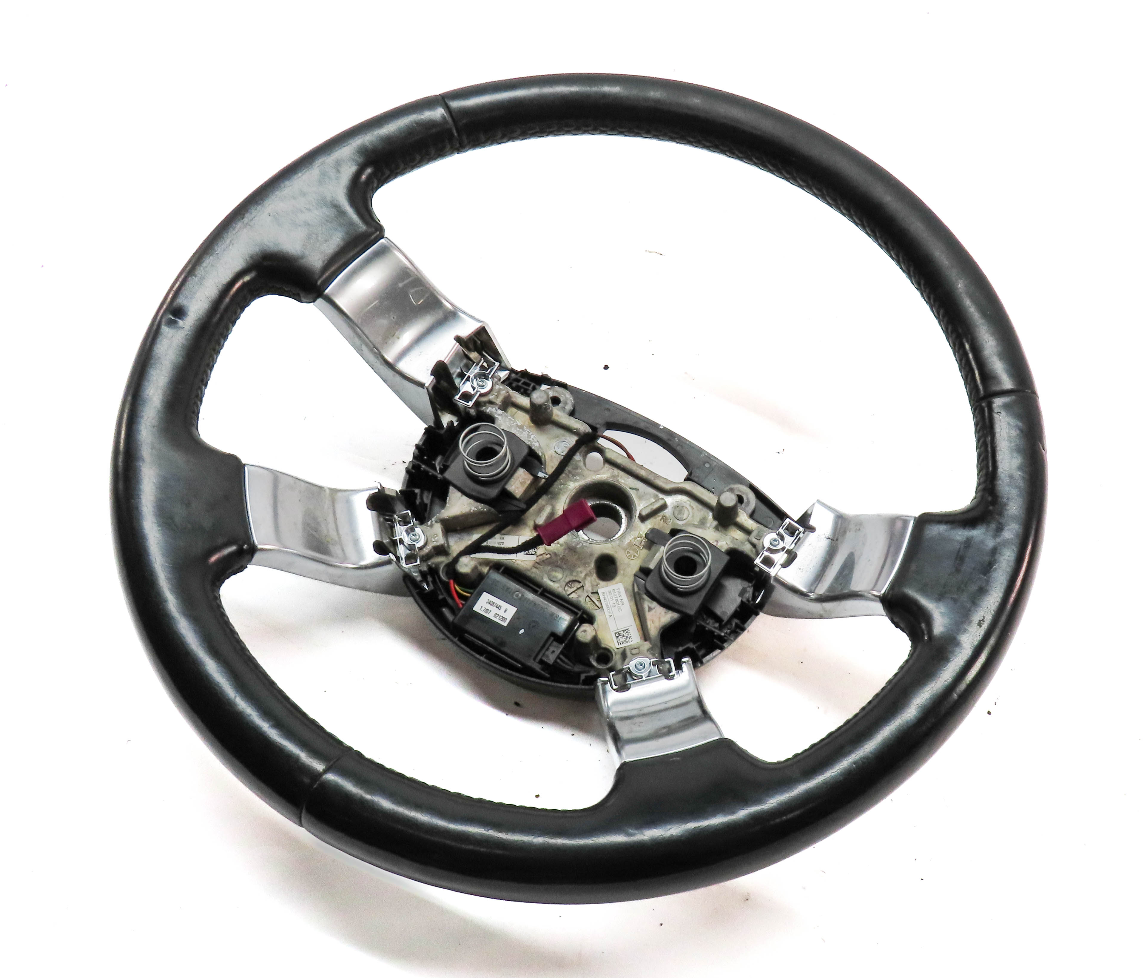 2011-2012 RANGE ROVER L322 FRONT LEFT DRIVER HEATED STEERING WHEEL (Black) — exact item pictured